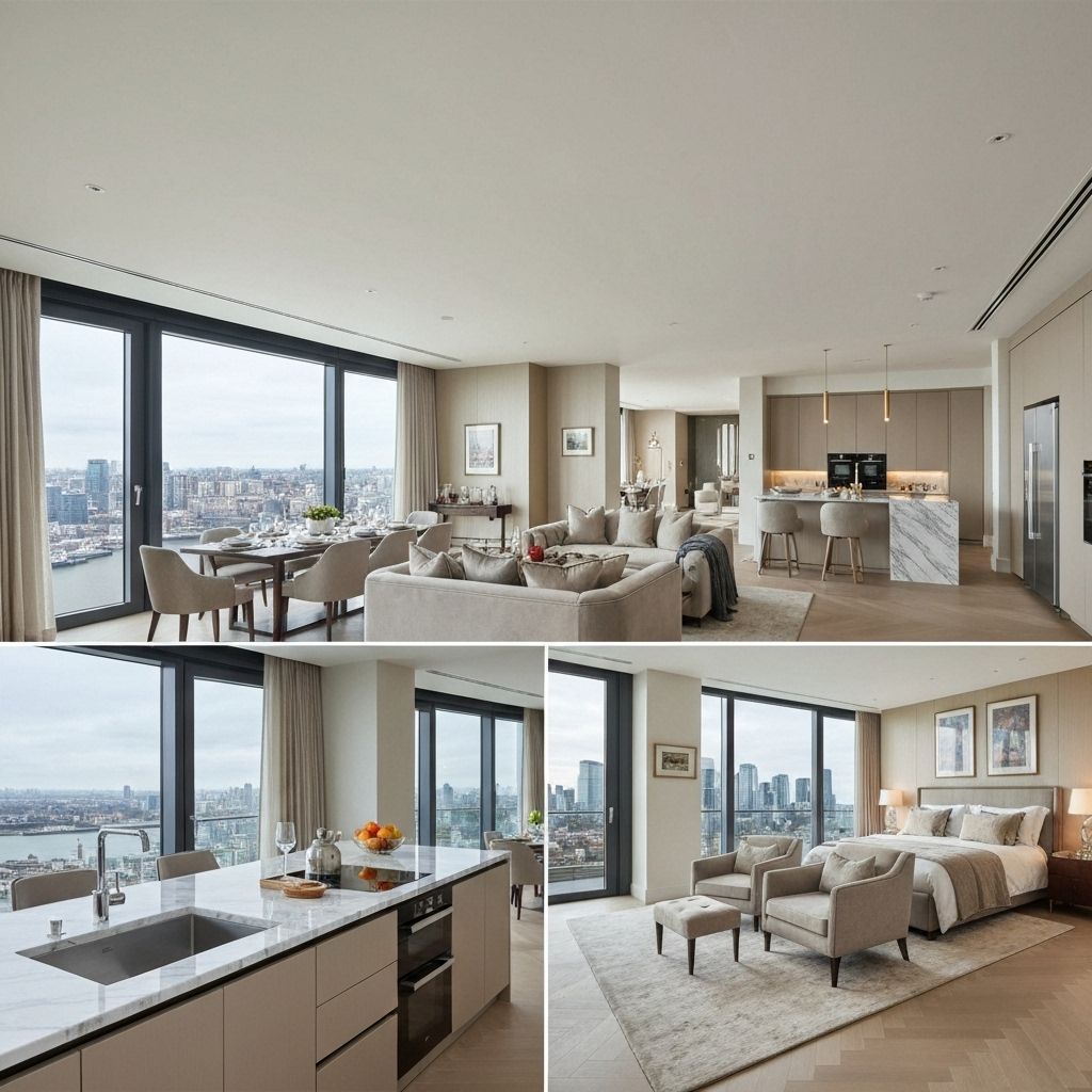 Modern Penthouse in Canary Wharf